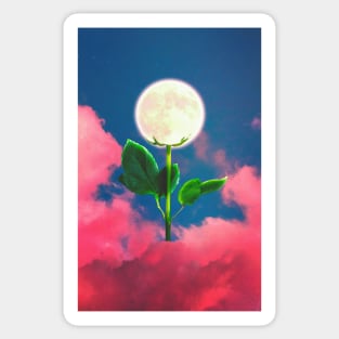 Blooming Between Clouds Sticker